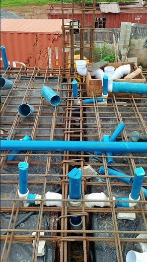 First-floor DPC piping... #ppr #pvcfittings #pvcpipe #conduit piping