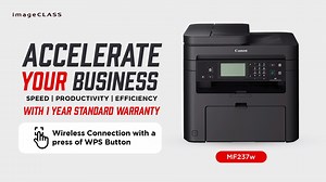 A perfect partner for your Home Office printing, the #imageCLASS MF237w laser printer can help you print fast and easy and assures quality prints will come out to satisfy your clients! 💡Learn more about imageCLASS MF237w here: https://bit.ly/349t9Bw #TeamCanonPH | Canon Philippines