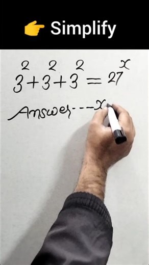 👉 Simplify #reels #reel #sjorts #maths #math