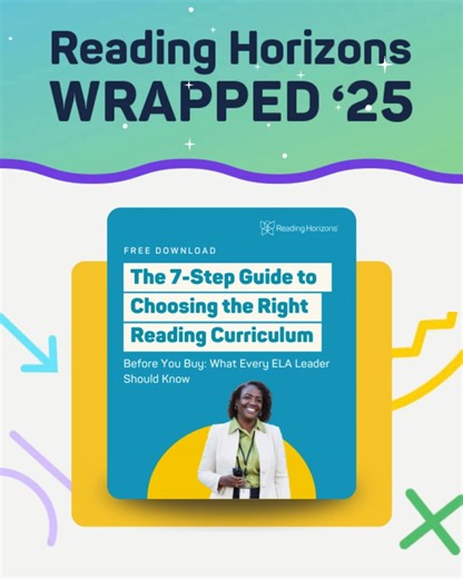 🏆 Literacy Wrapped 2025: #1 Resource Genre: Science of Reading • Smart Decisions The Reading Curriculum Buyer’s Guide led the way for school and district leaders evaluating programs with evidence—not guesswork. Download it here: https://bit.ly/3L7bqT5 #ScienceOfReading #CurriculumLeadership #DistrictLeaders #ReadingInstruction | Reading Horizons
