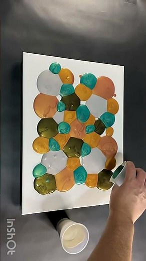Acrylic Pouring Stunning Natural Vibe Marble Roll Pour | Abstract Fluid Art Technique