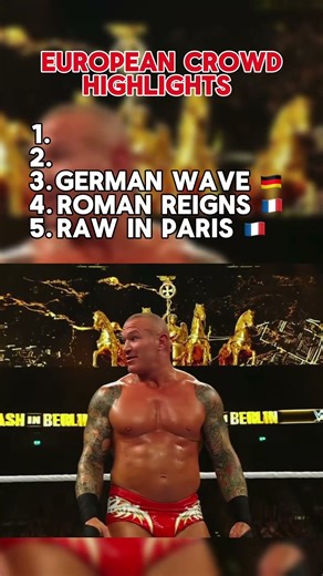European crowd highlights 2025 #wrestling #wwe #wrestler #wwefan