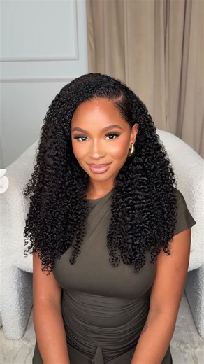 Heat Free® Hair on Instagram: "✨Girly & Curly: 5 Easy Half Wig Styles ⁣ ⁣ We’re still on half wigs and these 5 looks are perfect for beginners.⁣ ⁣ Using our 24” For Koils Collection 3-in-1 Ultra Full Half Wig for 3B-3C textures, our High Definition Curlbrush, and Curl whipped mousse you can have lady-like looks that are feminine, fierce, and fast. ⁣ ⁣ Whether you’re looking to show up simple yet stunning to work next week, or you’re just a girl that loves to give glam, these styles give you opti