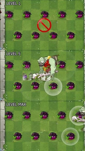 PvZ 2 - Phat beet Level 1, 5, Max Vs Dino Gargantuar Zombie Zombie #shorts #youtubeshorts #game