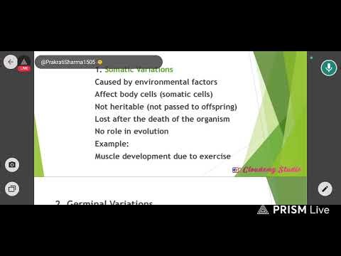 variation and genetics