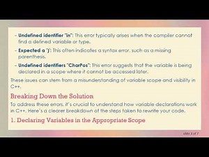 Resolving Undefined Identifier Errors in C+ + Caesar Cipher Code