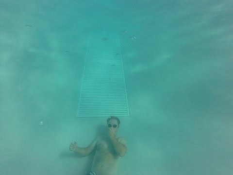 12 Foot Deep pool with GIANT VGB Drain & Diving Board POV!