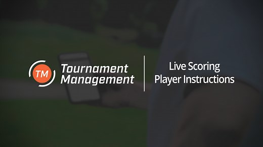 Live Scoring with the Golf Genius App: Player Instructions (Tournament Management)