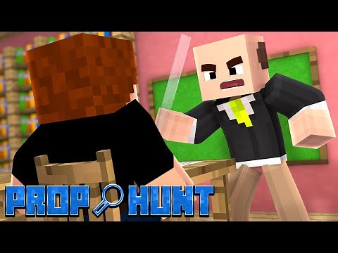 Minecraft School - PROP HUNT #2 (Roleplay Minigame)
