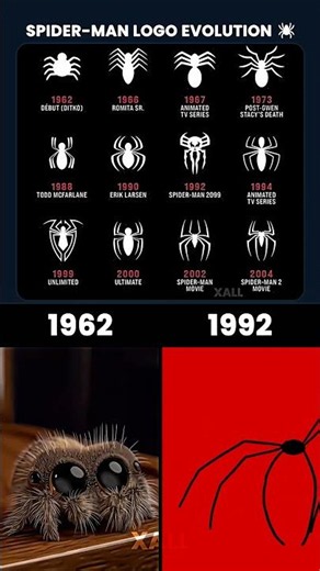 SPIDER MAN LOGO EVOLUTION 🕷️