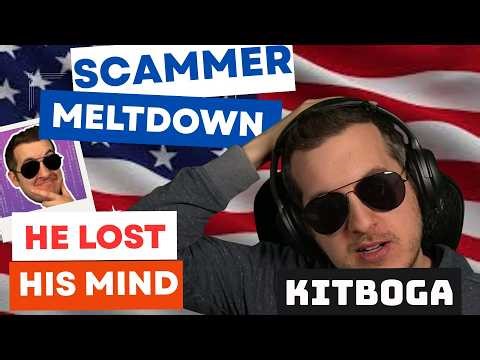 Kitboga/ I Found The Secret To Making Any Scammer FURIOUS!/ Scammer Gets Scammed