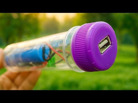 DIY Amazing Power Bank Using Bottle 🔋 | Lithium Battery Power Bank at Home