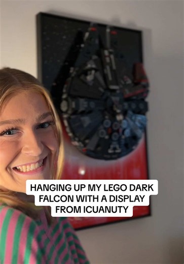 I’m SO obsessed with my new LEGO Dark Falcon display from @Icuanuty Official 😍✨ It makes the set look EVEN better! If you haven’t picked up a display for one or your LEGO sets yet, what are you waiting for??!😆 It’s the PERFECT way to show off your favorite set🤩 Treat yourself to one today and don’t forget to use code: BUILTBYZOE for a discount🥰 #lego #afol #starwars #legostarwars #legotiktok