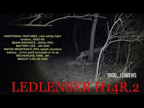 LED Lenser H14R.2 , Headlamp 1000 Lumens , New