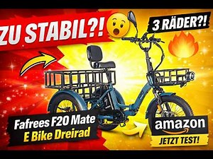 Fafrees F20 Mate E Bike Dreirad Test 🚲 Lohnt sich dieses 3-Rad E-Bike wirklich? 😳