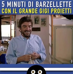779K views · 14K reactions | 5 Minuti Di Barzellette - Con Il Grande Gigi Proietti | Gif Virali | Facebook