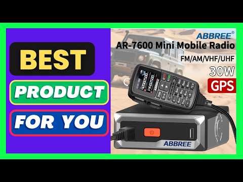 ABBREE AR-7600 GPS Mobile Radio 30W AM VHF