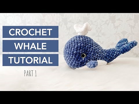 EASY Crochet Whale Tutorial ✨Part 1✨ l FREE Amigurumi Pattern for Beginners