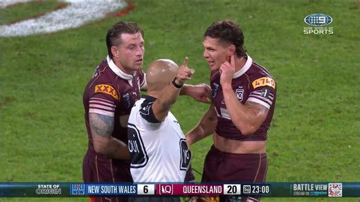 Ponga sent off for shoulder charge