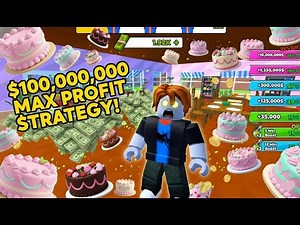 I Built a $100,000,000 Cake Bakery Tycoon with the MAX PROFIT Strategy (Roblox 2025)