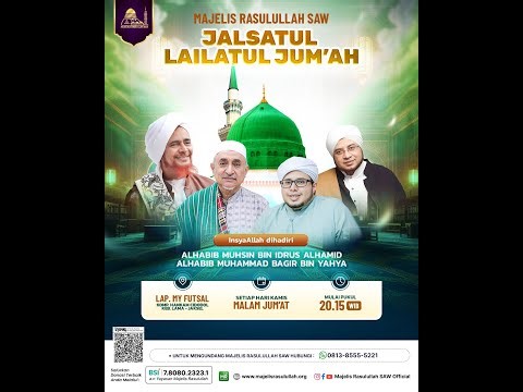 LIVE ON JALSAH LAILATUL JUM'AH | MAJELIS RASULULLAH SAW