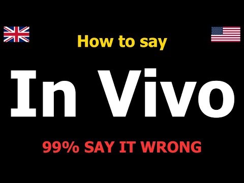 How to PRONOUNCE In Vivo (Say it Correctly)