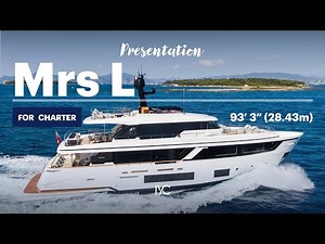 MRS L | Italian elegance and refinement with the 93' (28m) Custom Line yacht | For charter with IYC