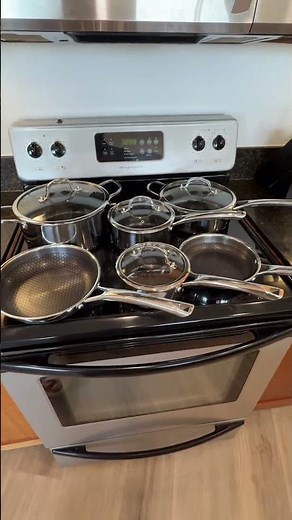 Best pots and pans I ever used #snowclad #hybridcookware #hybridpan #kitchenupgrade