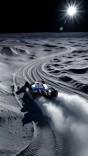 F1 Racing on the Moon 🚀🏎️ | Futuristic Sci-Fi Racing Cinematic