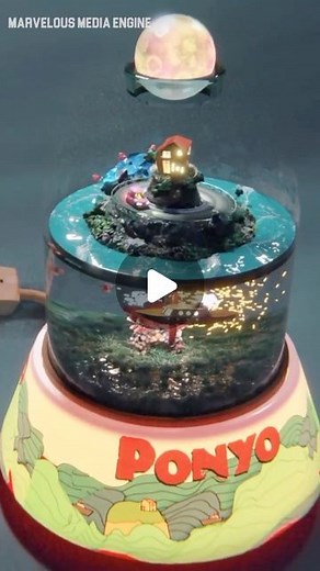 Studio Ghibli | Ponyo music box that looks stunning 🐠 Double tap if you like this! Tag your friend who has to see this 👆🏼 Follow @ghiblivideos for more... | Instagram