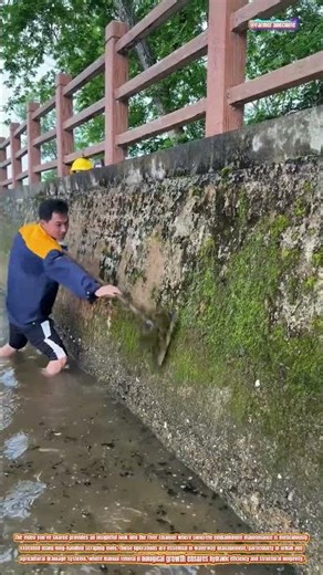 The Art of Riverbank Maintenance with Long-Handled Scraping Tools