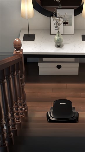 Steep stairs? Tight corners? No problem. ✅ The Roborock Saros Rover is built for multi-story living with wheel-leg robovac architecture. Because messes don't stop at the first floor. #Roborock #SarosRover | Roborock