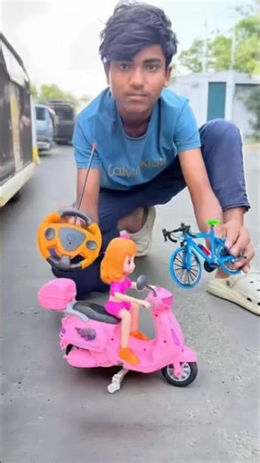 Rc Cycle Vs new remote control Antrok Scooty and yellow unboxing #viral