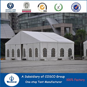 [Hot Item] Cosco 15X30m Aluminum Alloy White PVC Structure Outdoor Wedding Party Tent