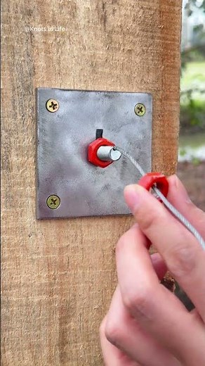 How to Secure Steel Wire with a Bolt – Works Great!