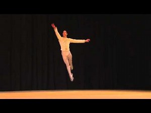 male variation from the classiscal ballet "Nutcracker"