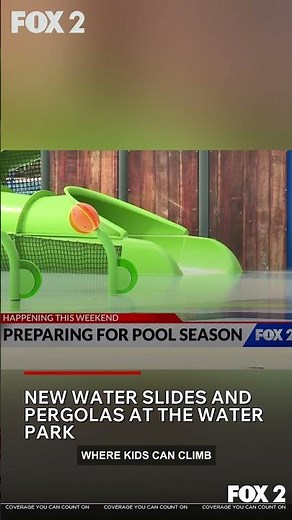 New Water Slides and Pergolas at the Webster Groves Water Park