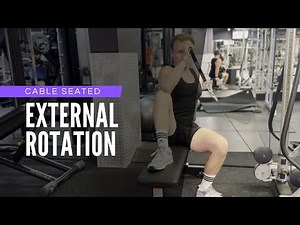 Cable Seated External Rotation