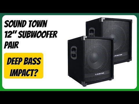 REVIEW (2025): Sound Town 12" Subwoofer Pair. Features