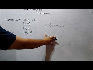 Interpolación polinomial