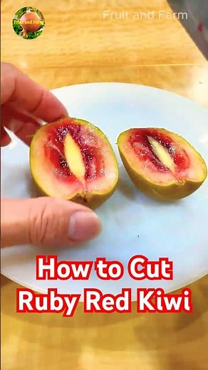 How to Cut a Ruby Red Kiwi