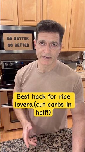 How can I reduce carbs and still eat rice? (Best hack) #healthandfitness #lowcarb #diteplan #fit