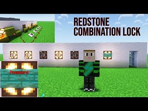 Redstone Combination Lock Tutorial Minecraft Java 1.19+