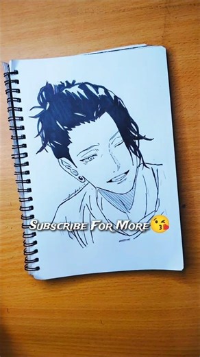 Suguru Geto ✨ Cursed Aura in Ink | Jujutsu Kaisen Drawing Shorts