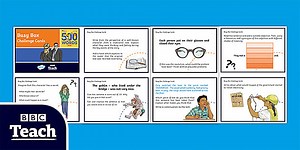 BBC 500 Words: UKS2 Busy Box Challenge Cards