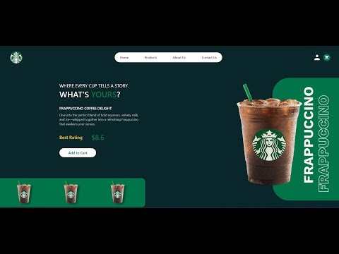🔥Build a Starbucks Website Using React & Tailwind CSS | Full Modern UI Tutorial