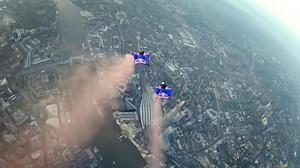 Have You Seen This? Red Bull athletes complete death-defying stunt over London
