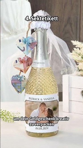 Wedding gifts with a twist: 5 creative money gift ideas for the bride and groom! ✨