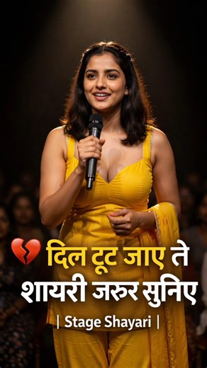 💔 दिल टूट जाए तो ये शायरी जरूर सुनिए | Stage Shayari #shorts #viral #trending #shayari