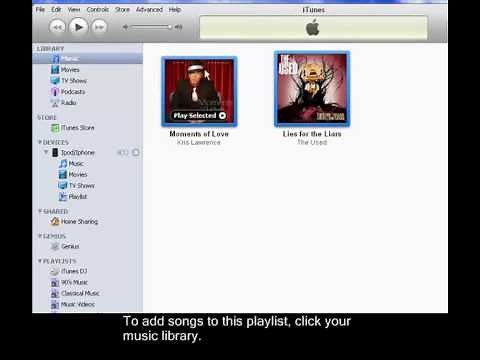 How to create a playlist on iPod or iPhone